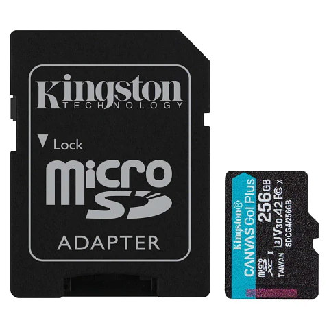 Tarjeta de Memoria Kingston Canvas Go! Plus Gen4 256GB microSDXC