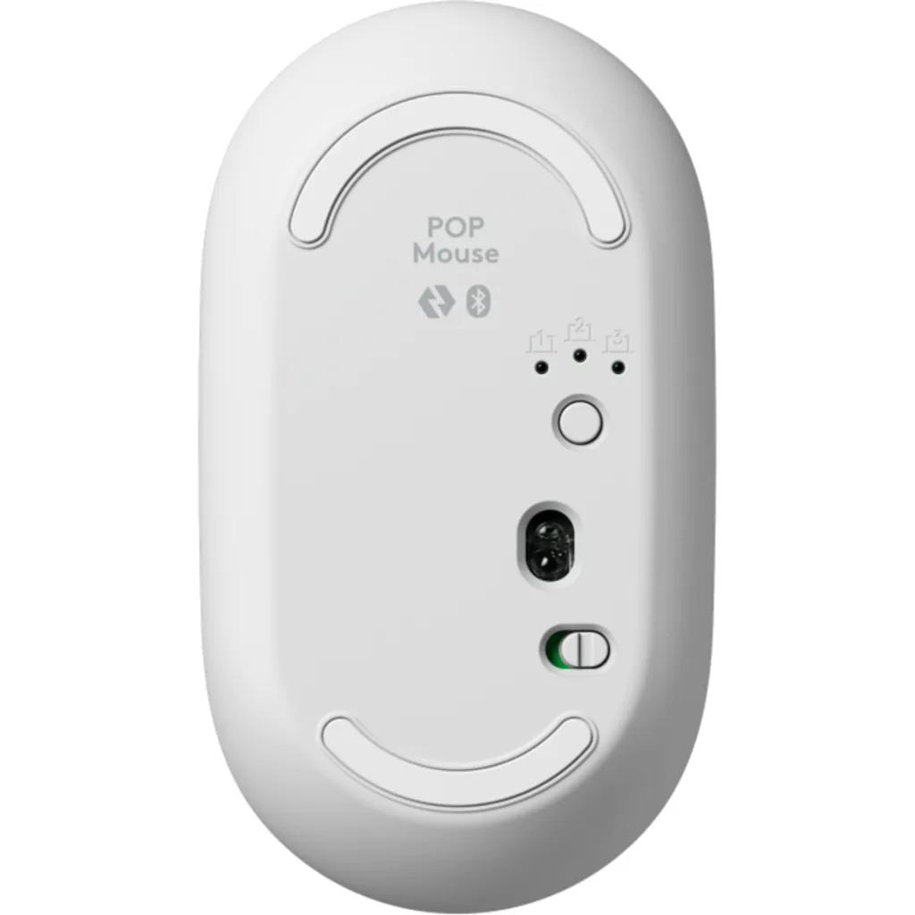 Kit Teclado y Mouse Logitech POP Icon Combo Blanco/Naranja  3