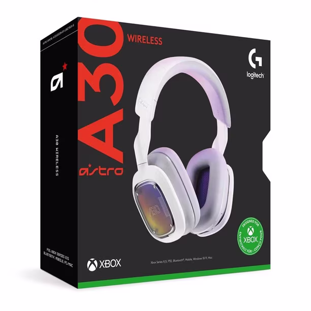Audífono Gamer Inalámbrico Logitech Astro A30 Xbox Blanco 3