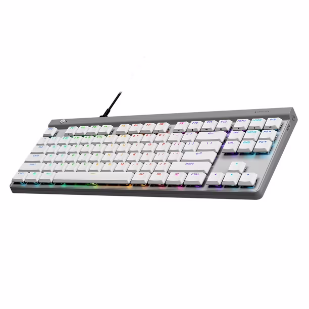 Teclado Gamer Logitech G515 TKL Wired Blanco Inglés  4