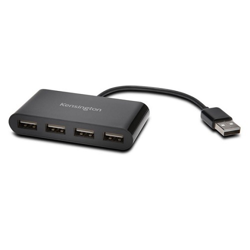Hub USB Kensington Portable 4 Puertos USB 2.0 K39120EU 2