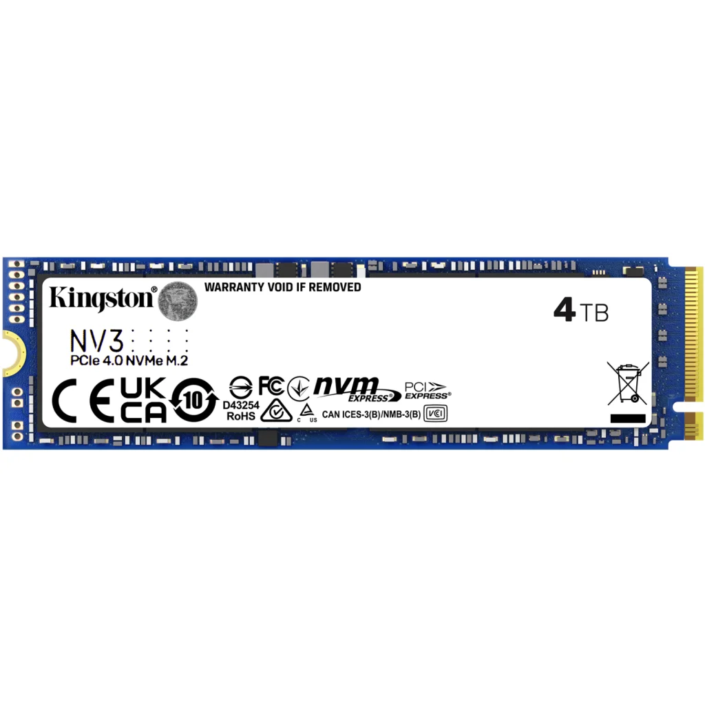 SSD Kingston NV3 4TB M.2 NVMe PCIe 4.0 – 6.000 MB/s 1