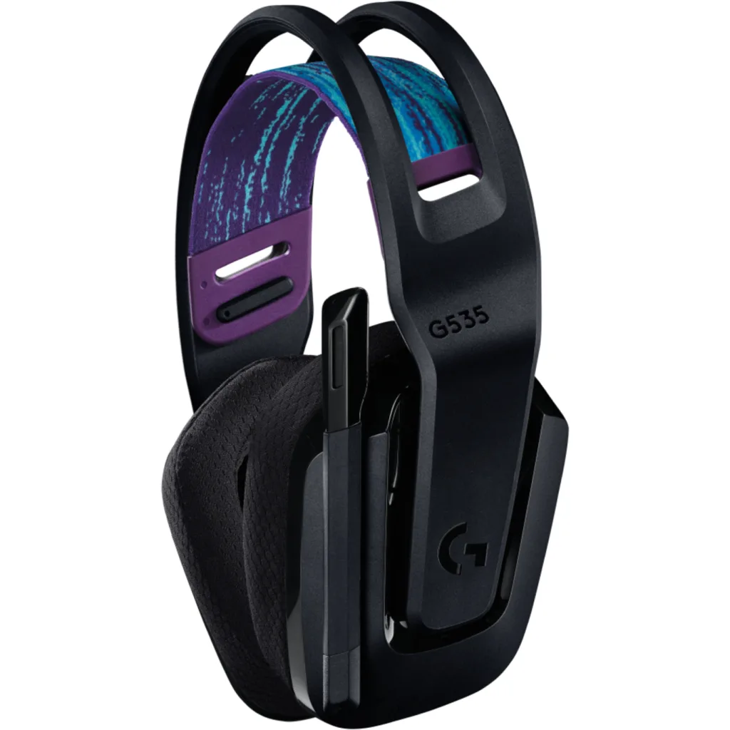 Audífono Gamer Logitech G535 LIGHTSPEED Negro/Azul 3