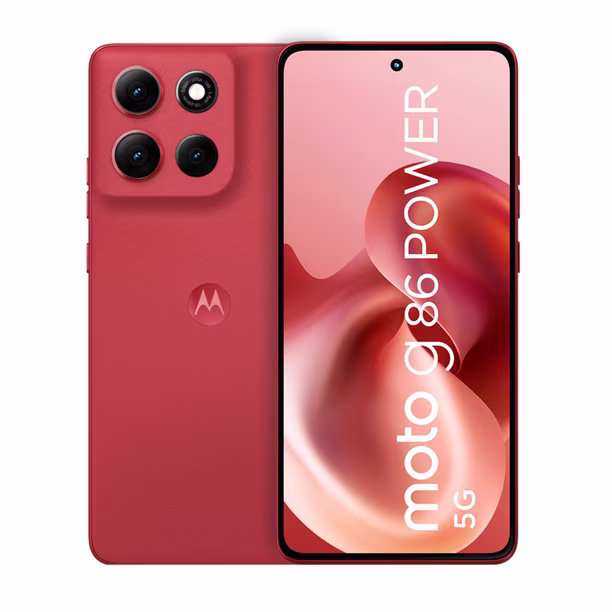 Smartphone Motorola Moto G86 Power 5G 256GB 8GB RAM Cereza 1