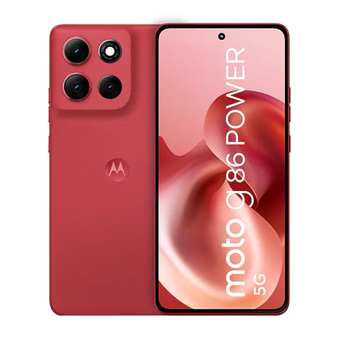 Smartphone Motorola Moto G86 Power 5G 256GB 8GB RAM Cereza