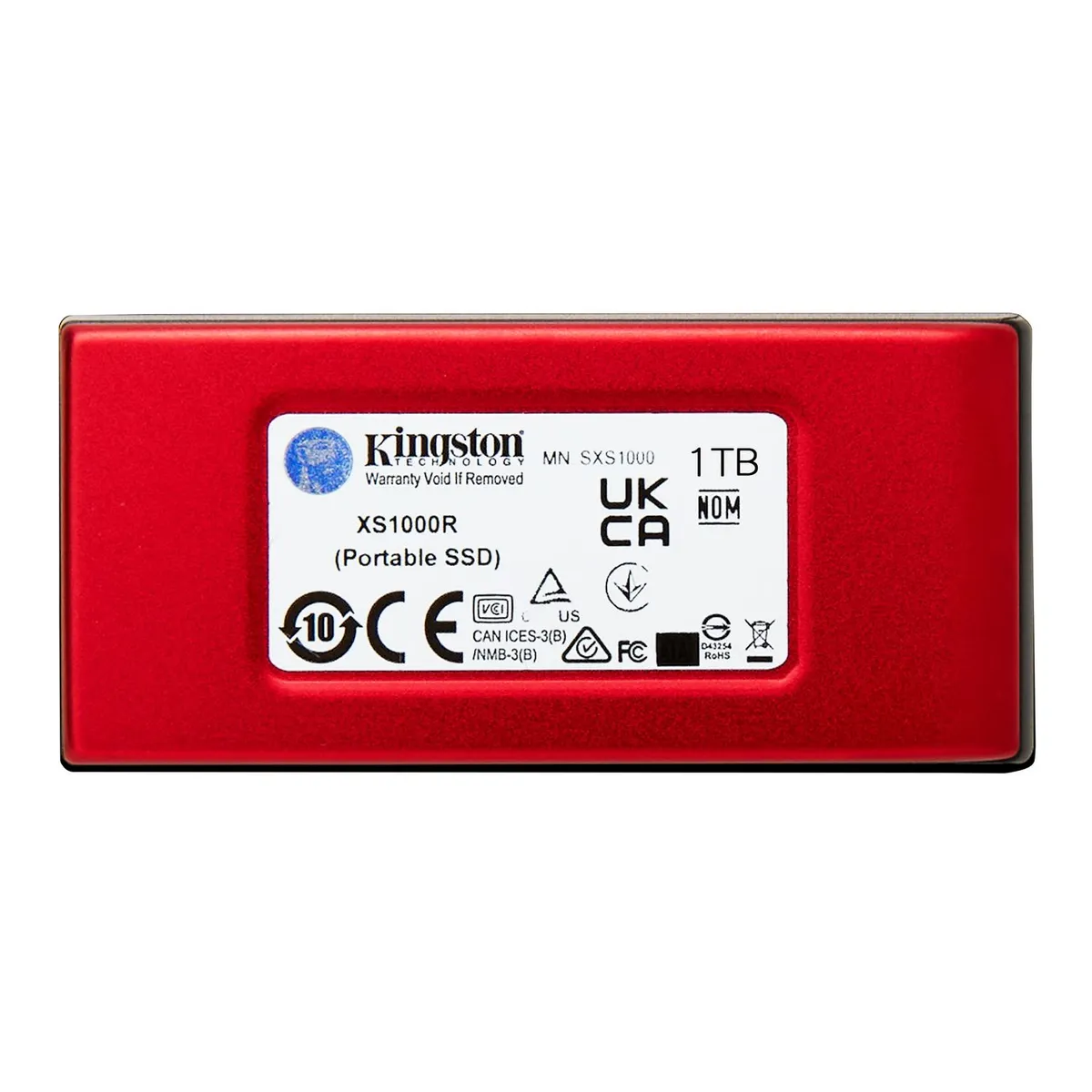 SSD Externo Kingston XS1000 1TB Rojo – USB 3.2 Gen 2, 1.050 MB/s 2