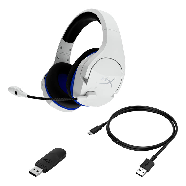 Audífono Gamer Inalámbrico HyperX Stinger Core Blanco 6