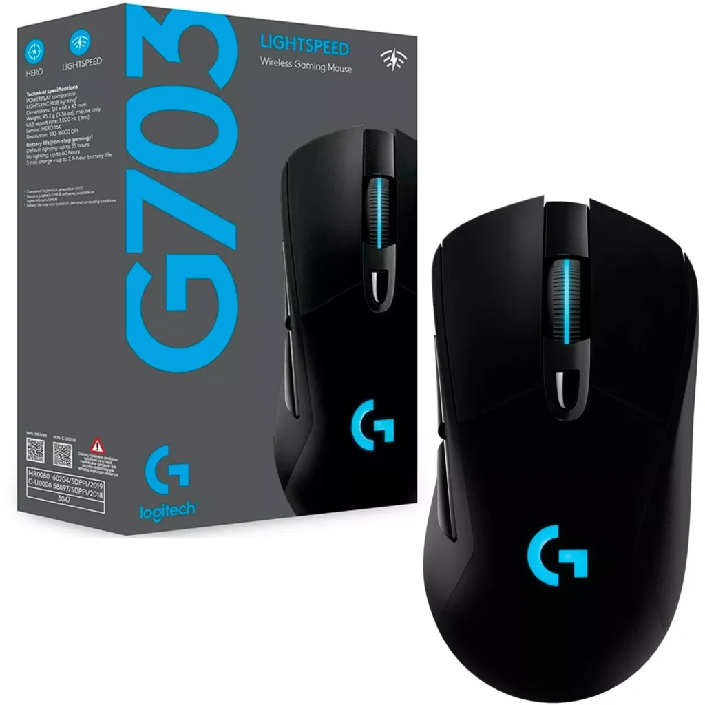 Mouse Gamer Inalámbrico Logitech G703 LIGHTSPEED 2