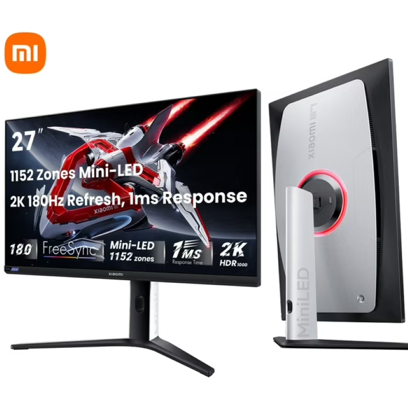 Monitor Mini LED Gamer Xiaomi G Pro 27i QHD 180Hz 3