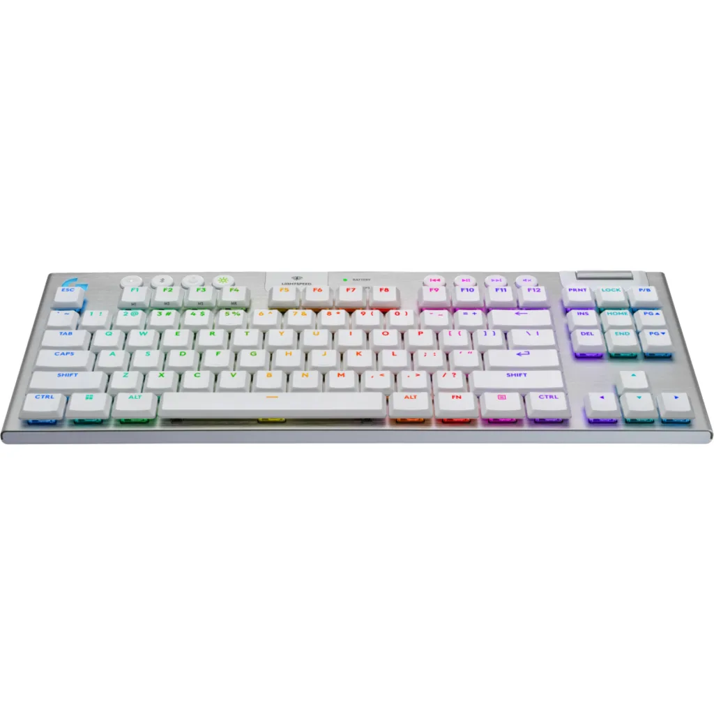 Teclado Gamer Logitech G915 X TKL LIGHTSPEED Blanco Inglés 4