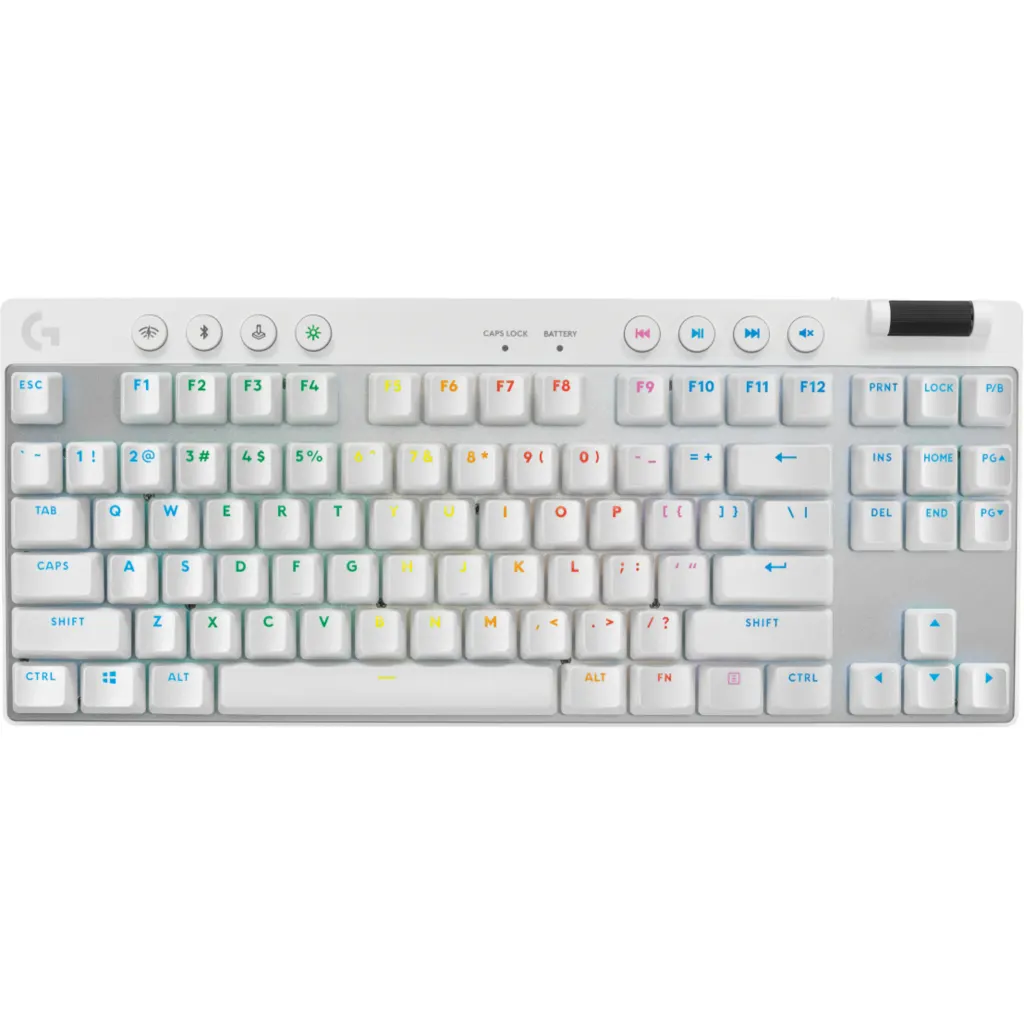 Teclado Logitech Inal PRO X TKL LIGHTSPEED Blanco Inglés 1