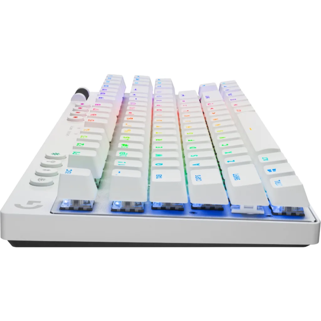 Teclado Logitech Inal PRO X TKL LIGHTSPEED Blanco Inglés 2