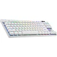 Teclado Logitech Inal PRO X TKL LIGHTSPEED Blanco Inglés - Miniatura 3