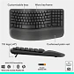 Combo Ergonómico Logitech Wave Keys + Mouse Lift Grafito - Miniatura 2