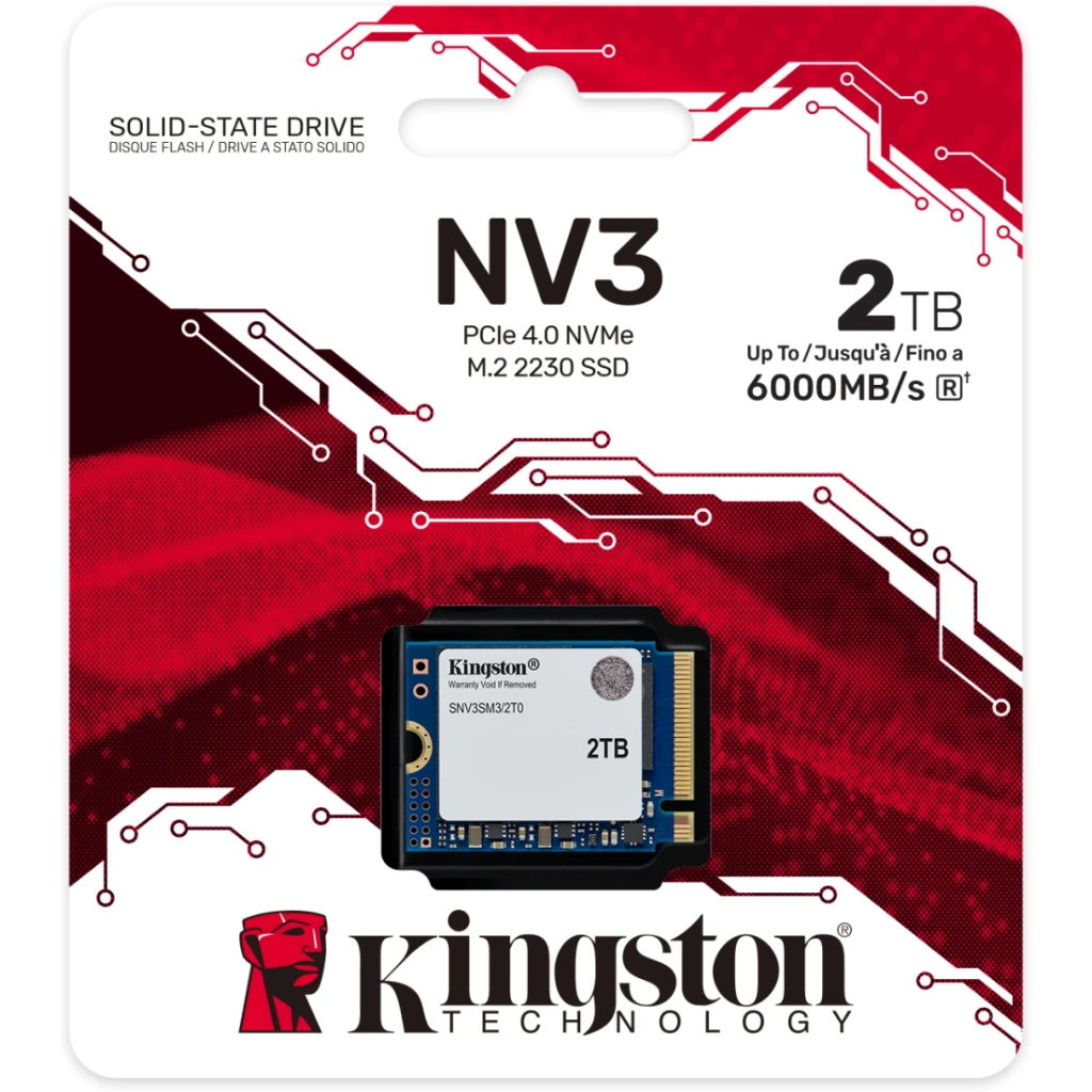 SSD Kingston NV3 2TB M.2 2230 PCIe 4.0 NVMe 3