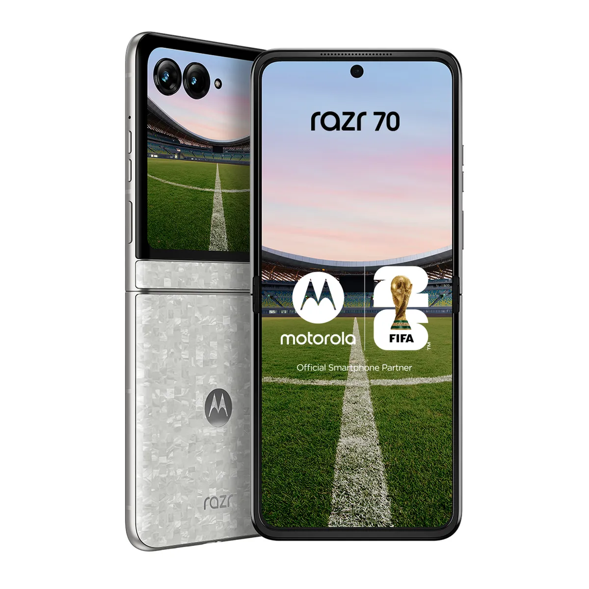 Smartphone Motorola Razr 70 5G Blanco – 12GB RAM, 512GB, Pantalla Plegable 7