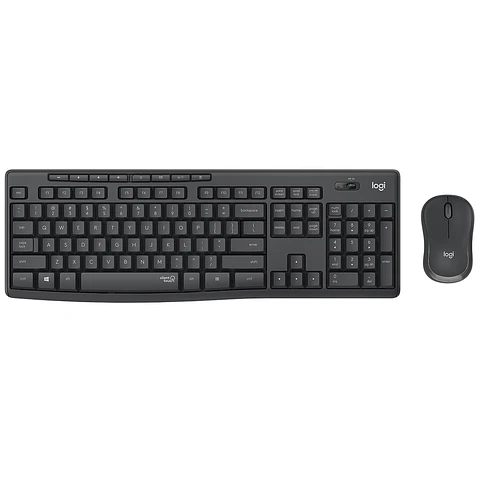 Combo Teclado y Mouse Inalámbrico Logitech MK295 Silent Español USB Negro