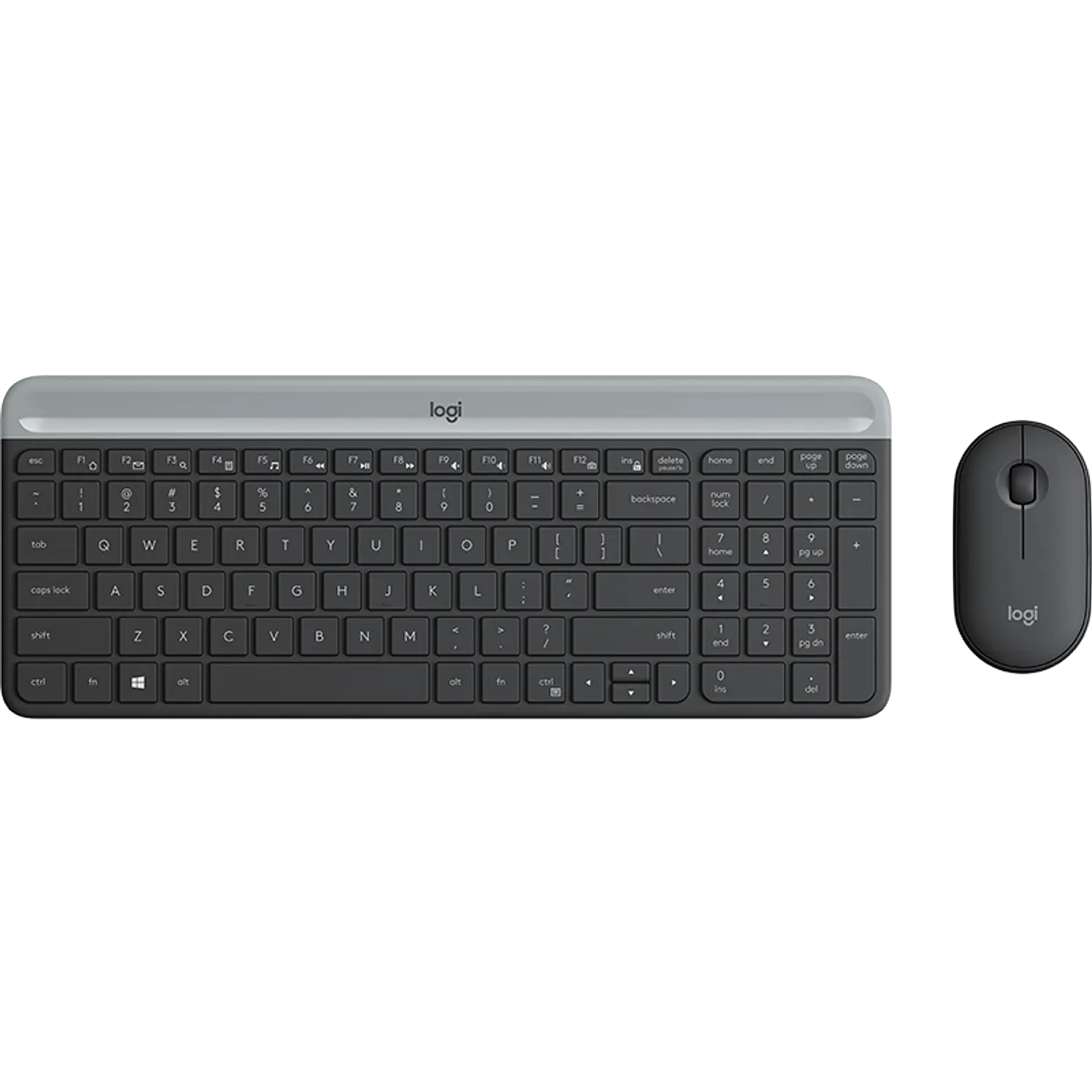 Combo Teclado y Mouse Inalámbrico Logitech MK470 Slim Español Grafito 1