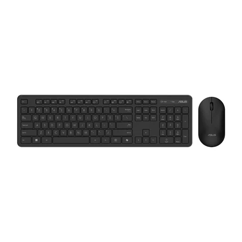 Combo Teclado y Mouse Inalámbrico ASUS CW100 1600 DPI USB Negro