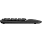 Teclado Ergonómico Inalámbrico Logitech Wave Keys Español Bluetooth Grafito - Miniatura 3