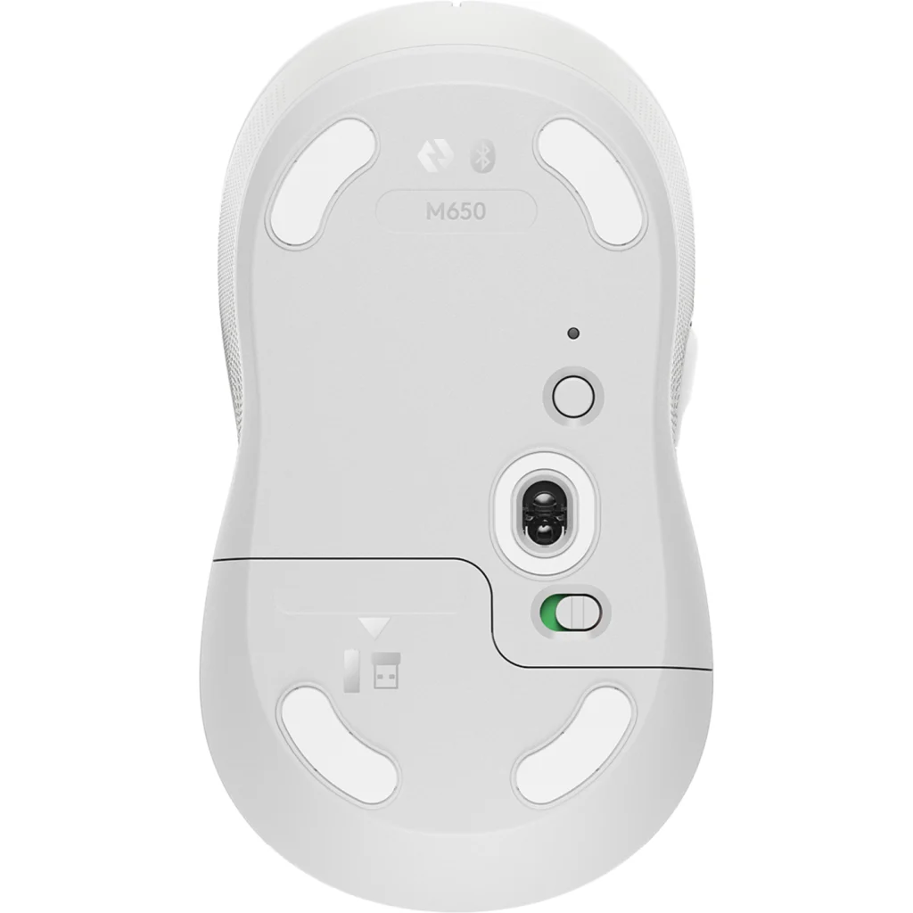 Mouse Inalámbrico Logitech Signature M650 M Blanco 3