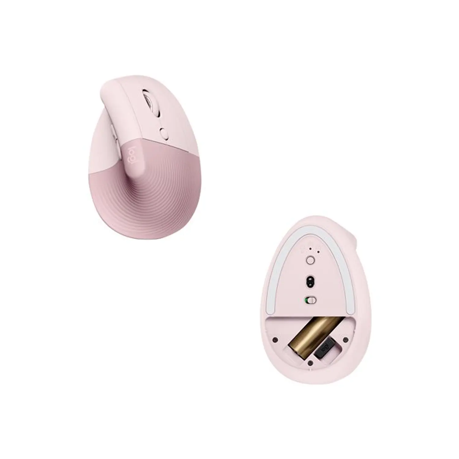 Mouse Inalámbrico Logitech Lift Vertical Rosado 3