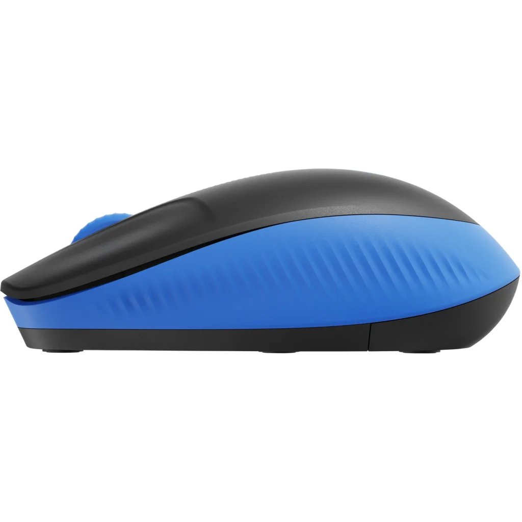 Mouse Inalámbrico Logitech M190 Negro/Azul 2