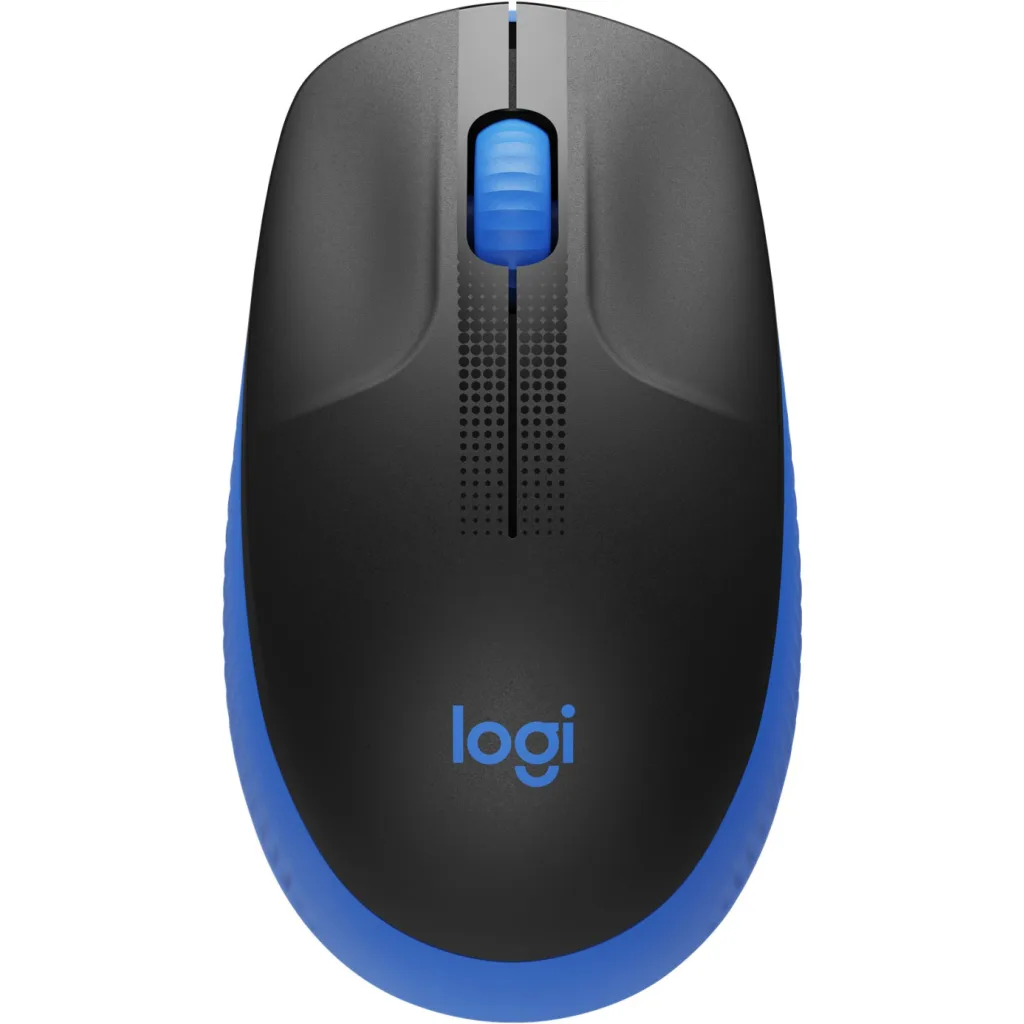 Mouse Inalámbrico Logitech M190 Negro/Azul 1