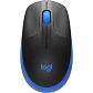 Mouse Inalámbrico Logitech M190 Negro/Azul - Miniatura 1