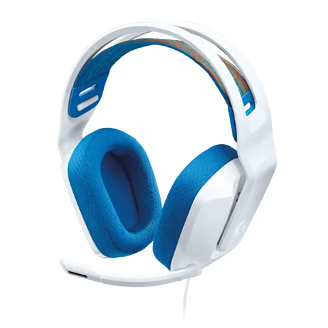 Audífonos Gamer Logitech G335 3.5 mm con Micrófono Multiplataforma Blanco