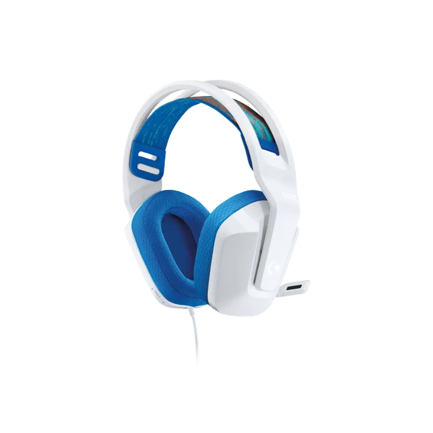 Audífonos Gamer Logitech G335 3.5 mm con Micrófono Multiplataforma Blanco 2