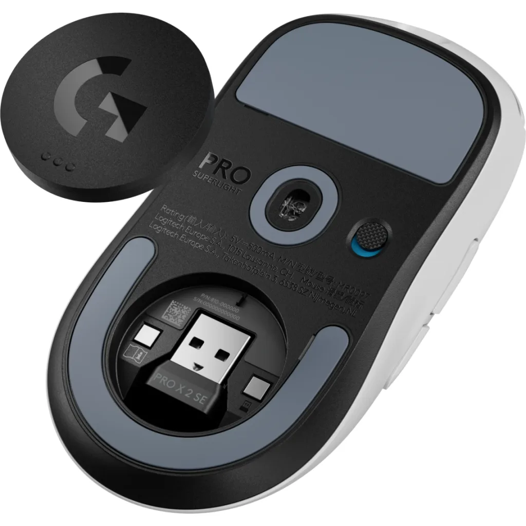 Mouse Gamer Inalámbrico Logitech G PRO X SUPERLIGHT 2 SE LIGHTSPEED 44.000 DPI Blanco 3