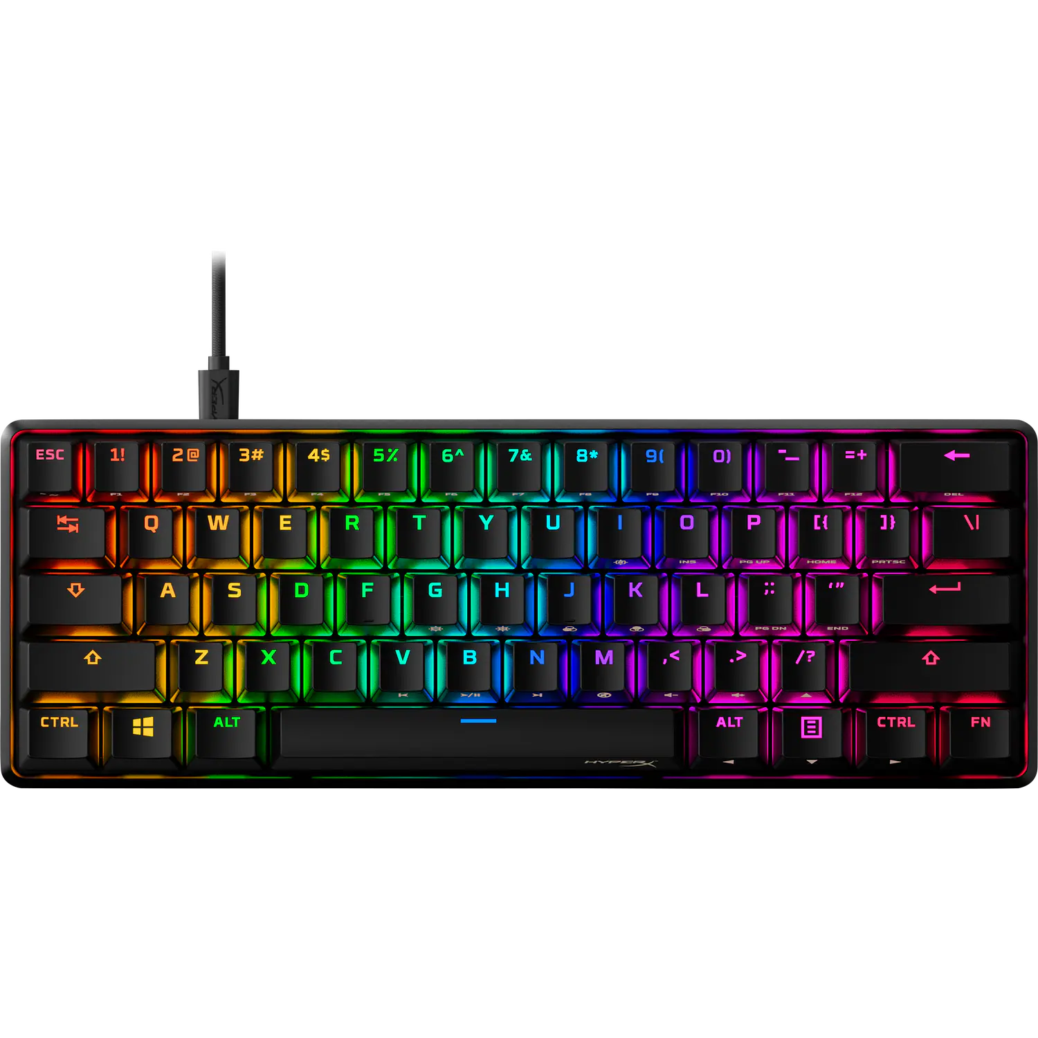 Teclado Mecánico HyperX Alloy Origins 60 Red US 3