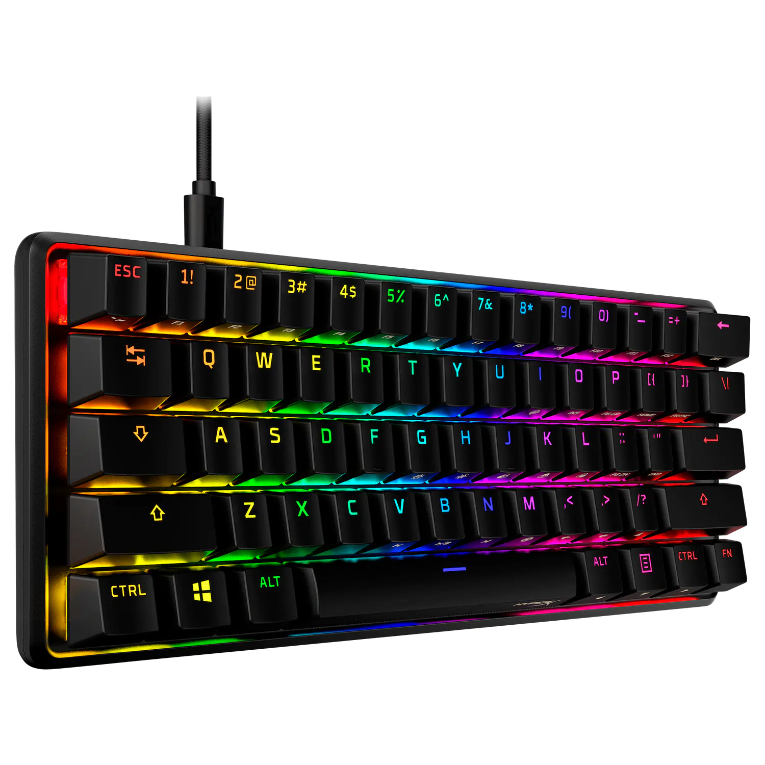 Teclado Mecánico HyperX Alloy Origins 60 Red US 5