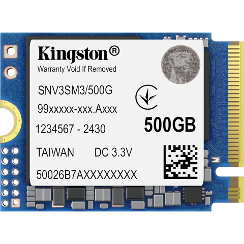 SSD Kingston NV3 500GB M.2 2230 PCIe 4.0 NVMe 5000MB/s