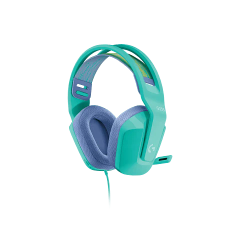 Audífonos Gamer Logitech G335 3.5 mm con Micrófono Multiplataforma Menta