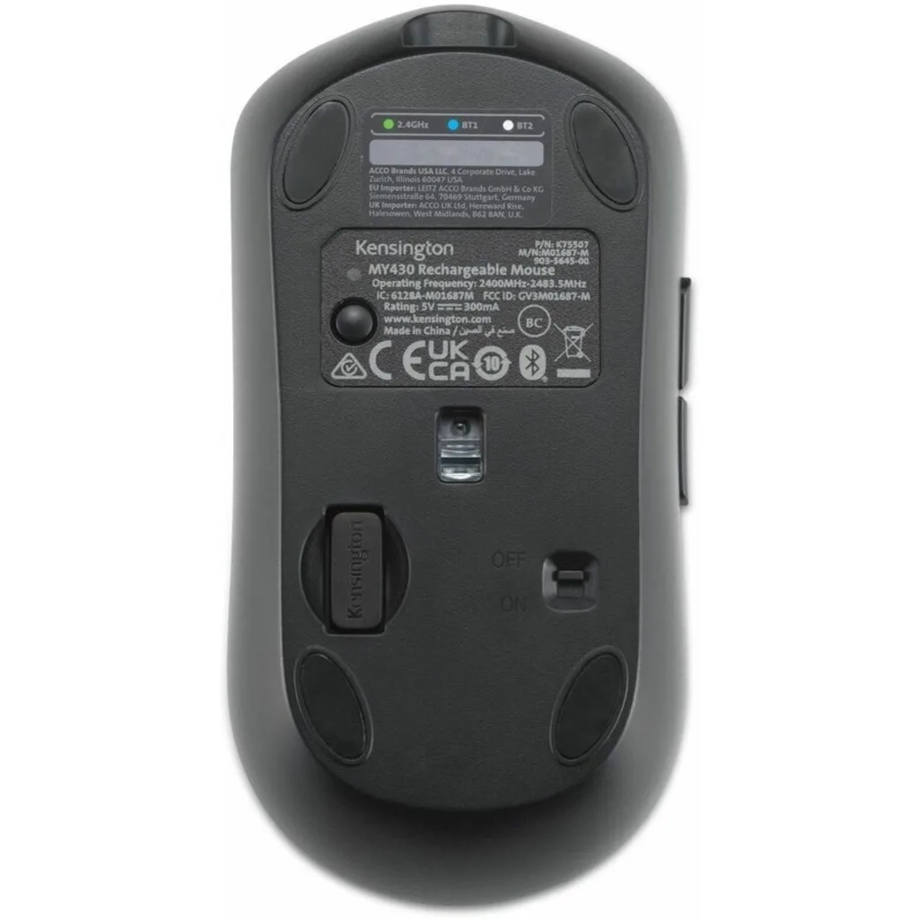 Mouse Recargable Kensington MY430 EQ Inalámbrico 5