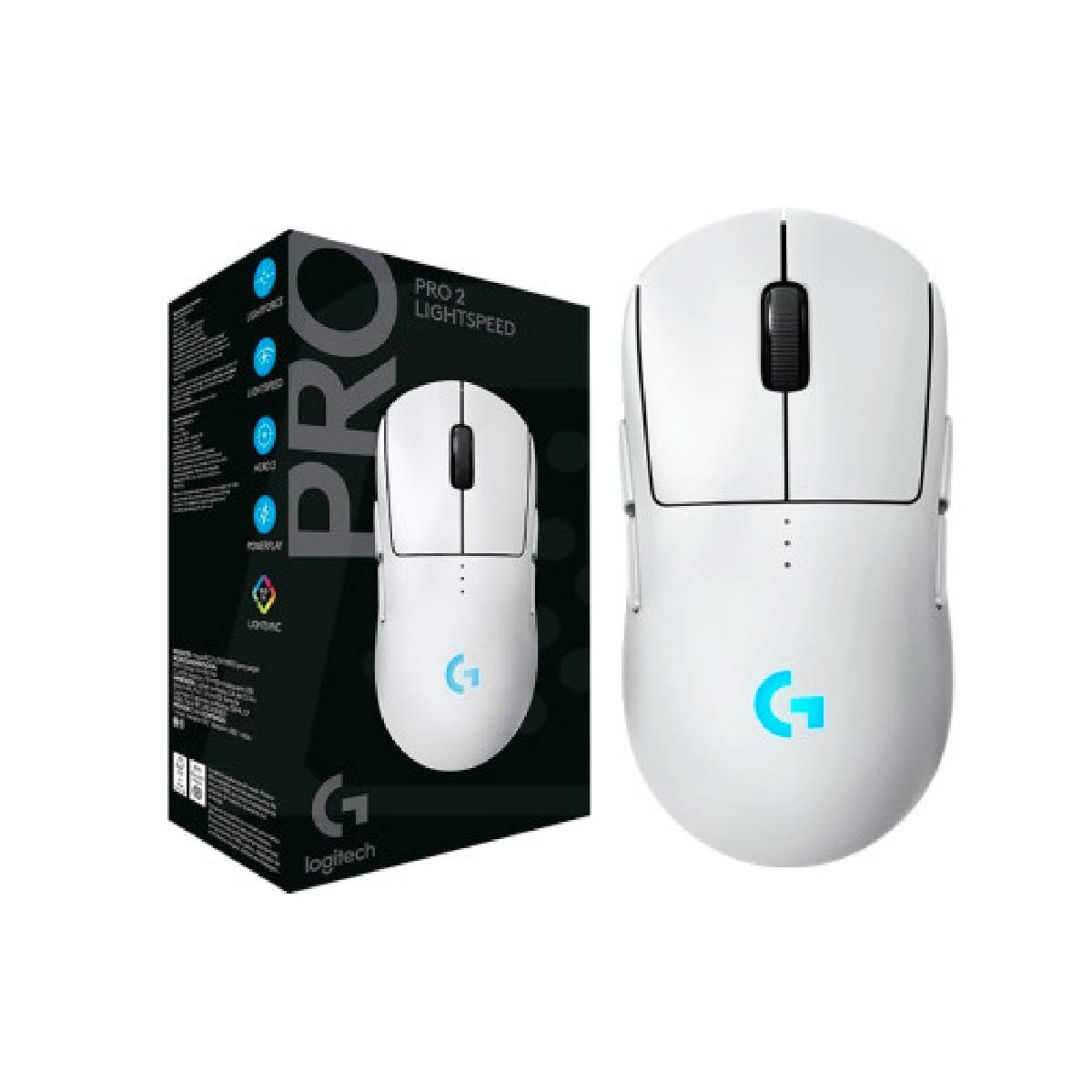 Mouse Gamer Logitech G PRO 2 LIGHTSPEED Wireless HERO 2 44K DPI Blanco 2