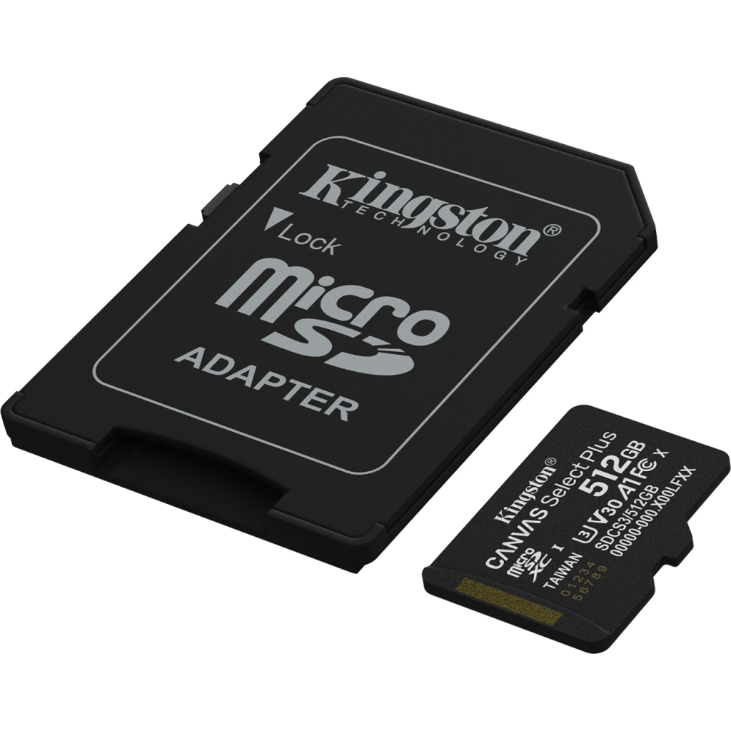 Tarjeta microSD Kingston Canvas Select Plus 512GB 2