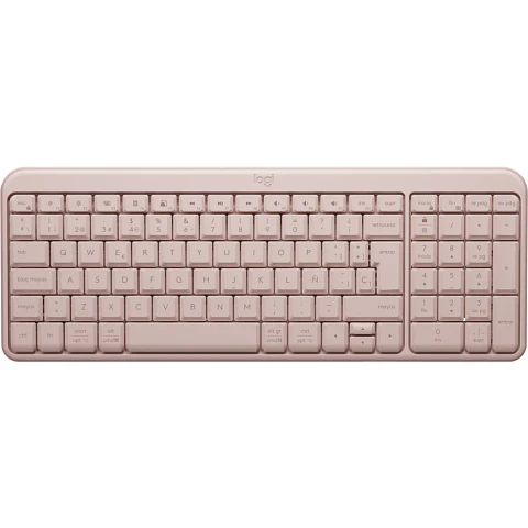 Teclado Bluetooth Logitech K250 Rosado Español