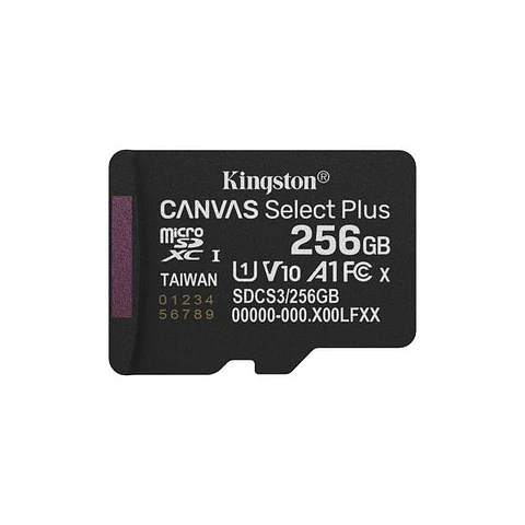 Tarjeta microSD Kingston Canvas Select Plus 256GB