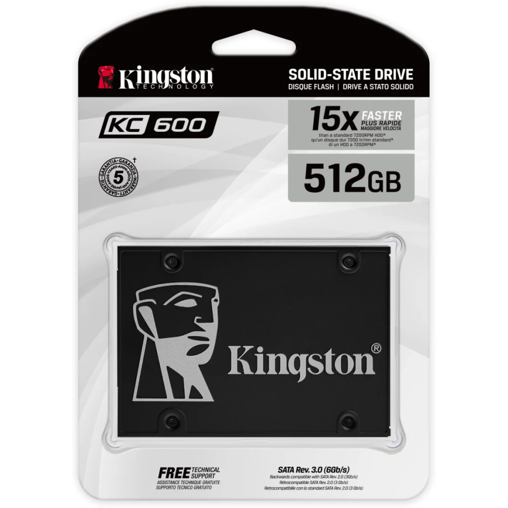 SSD Kingston KC600 512GB 2.5