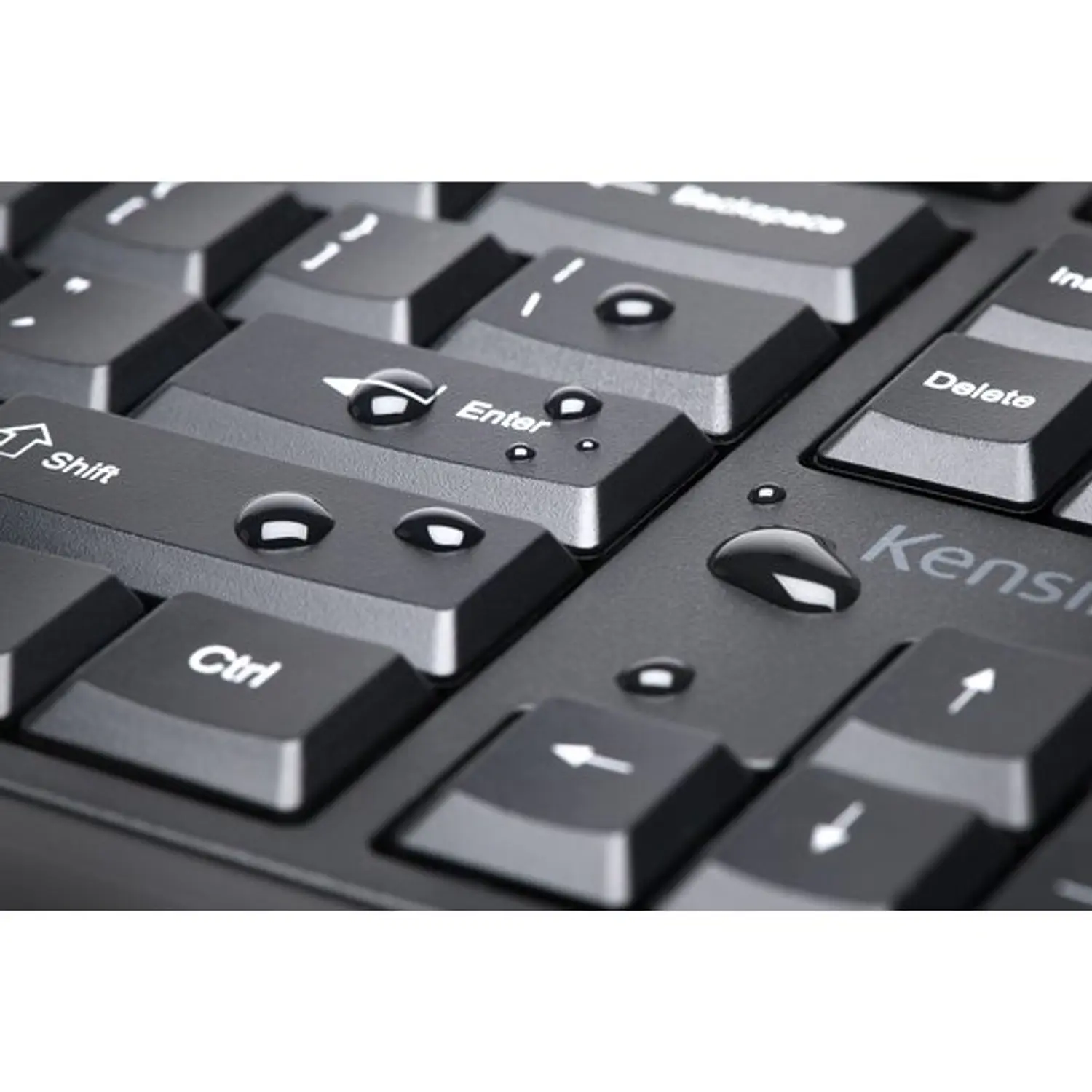Teclado Ergonómico Kensington KB680 Pro Fit Ergo USB con Apoya Muñecas Negro 4