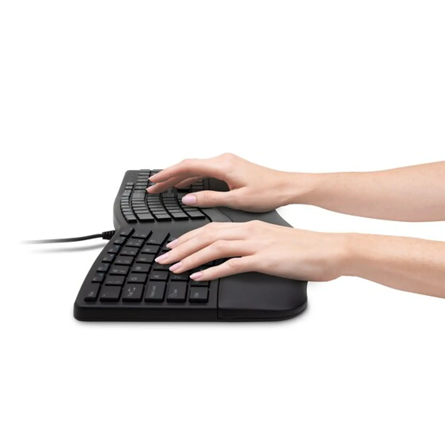 Teclado Ergonómico Kensington KB680 Pro Fit Ergo USB con Apoya Muñecas Negro 5