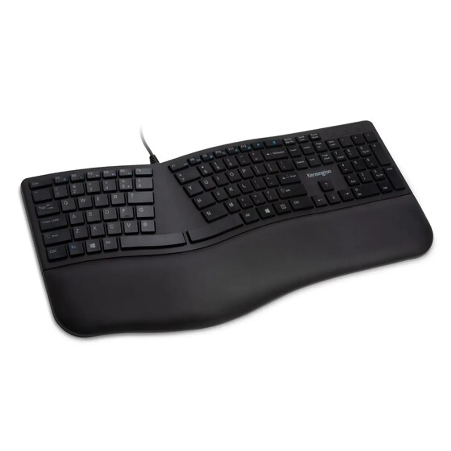 Teclado Ergonómico Kensington KB680 Pro Fit Ergo USB con Apoya Muñecas Negro 2