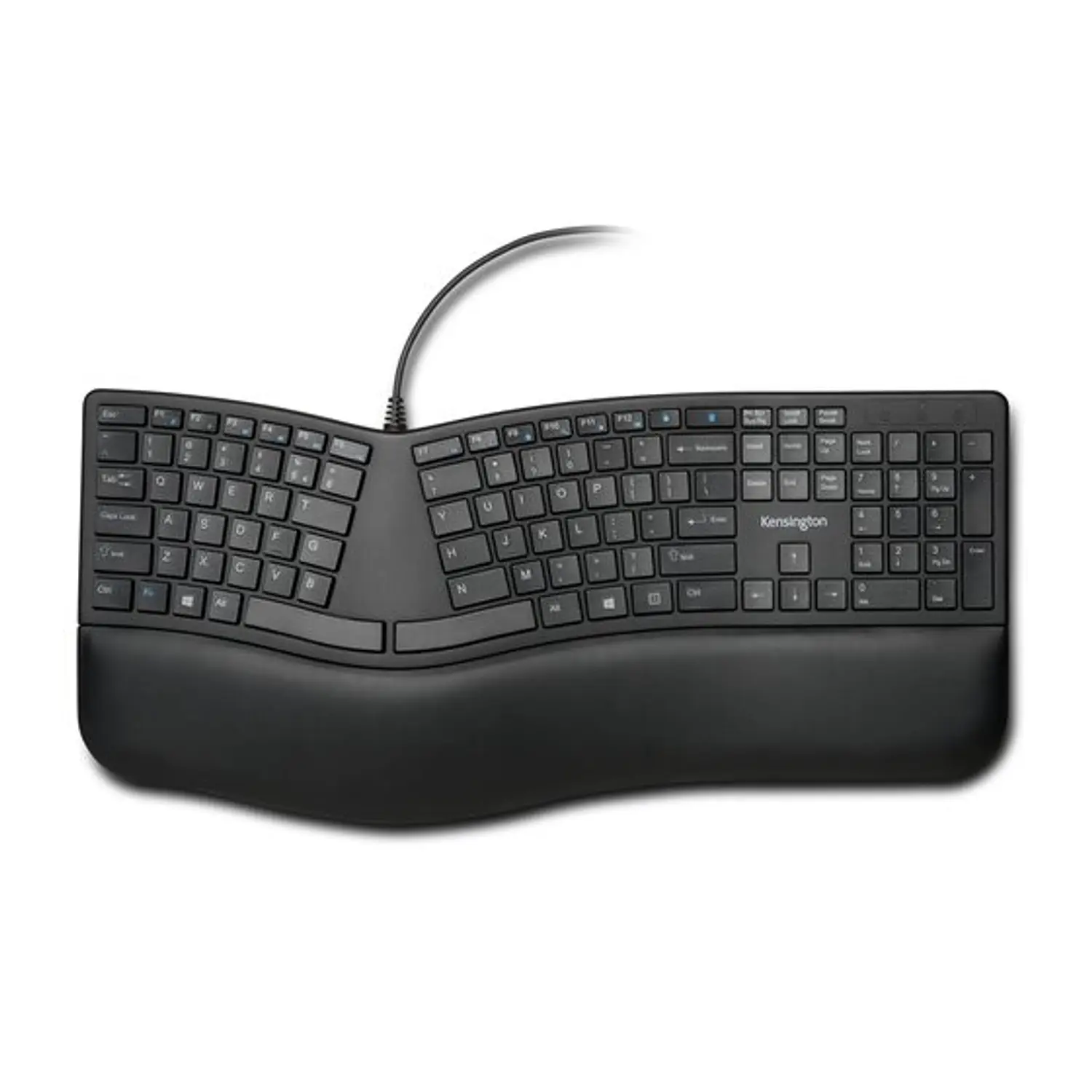 Teclado Ergonómico Kensington KB680 Pro Fit Ergo USB con Apoya Muñecas Negro 1