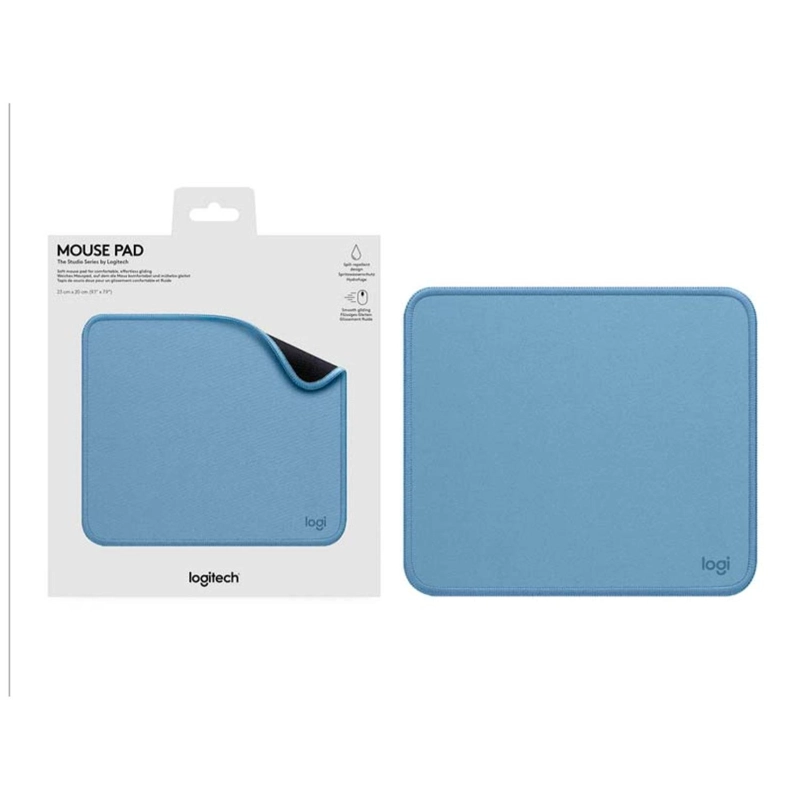 Mouse Pad Logitech Studio Series 230x200 mm Antideslizante Celeste 3