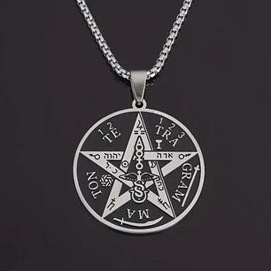Collar Cadena Mujer Hombre Estrella Acero Inoxidable