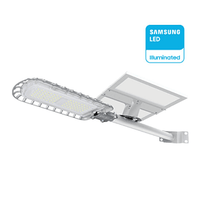 Luminaria Solar Publica 400W y 2200 lúmenes.