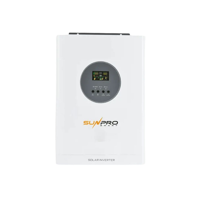 INVERSOR ONDA PURA SUNPRO 6.200W 48VDC 220VAC BUILT IN 100A MPPT 60-500V 1